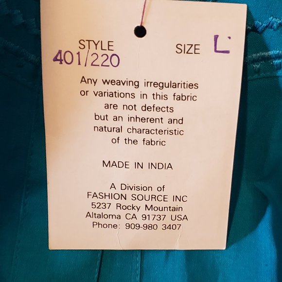 NWT Gordon & James Green Aztec Embroidered Western women's Shirt Size L - Picture 6 of 6